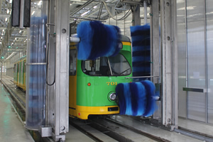 Automatyczne myjnie tramwajów